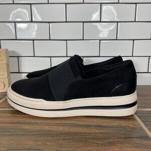 Clarks Audreigh Eve Womens Size 8.5 Shoes Black Cloudsteppers Comfort Slip On